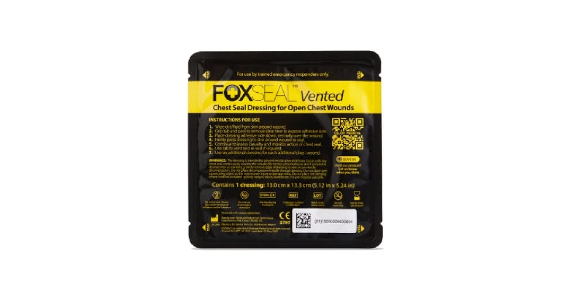Amazon | FOXSEAL フォックスチェストシール 弁付き CHEST SEAL